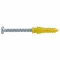 Hillman Screw Anchor, 7/8" L, Nylon, 6 PK 5107